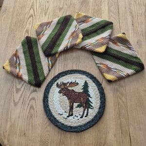 Trivet and Handmade Hot Pad Set